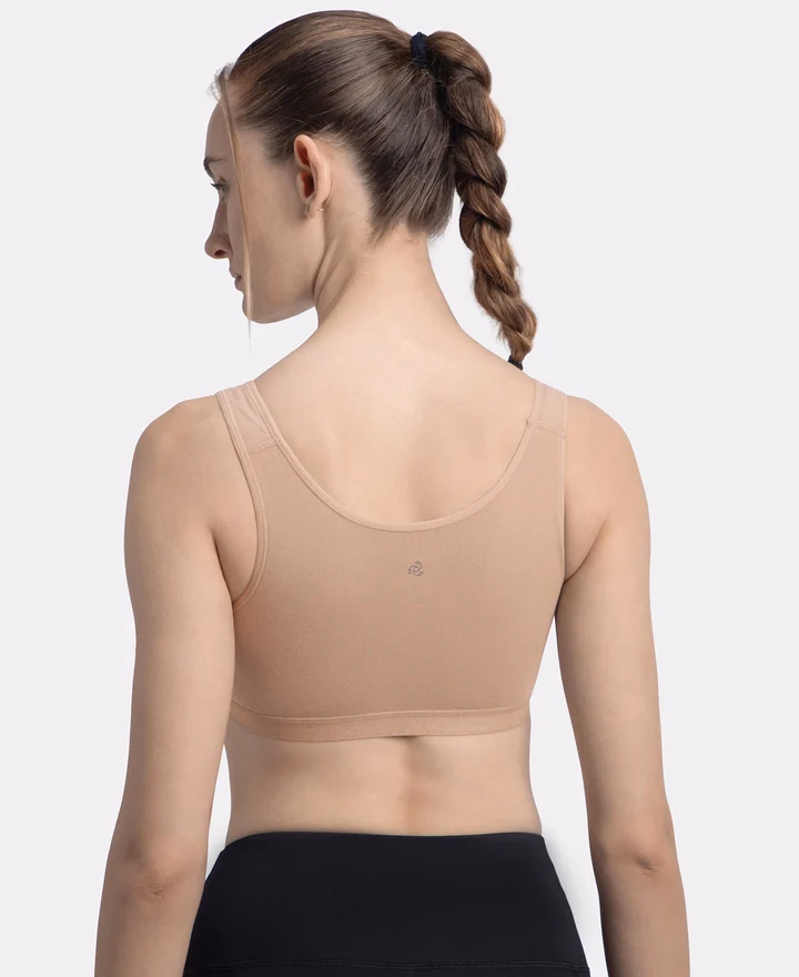 Jockey Women - Mocha - Athleisure - Active Bra - 1376 Stretch