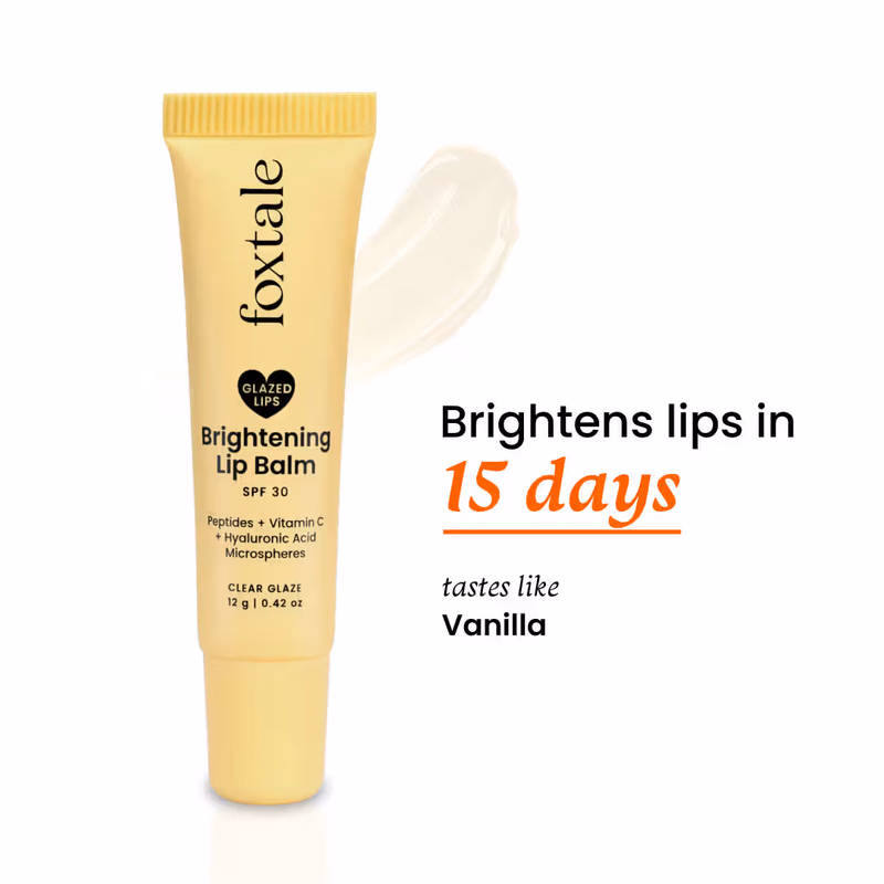 Foxtale - Vanilla - Clear Glaze - Brightening Lip Balm