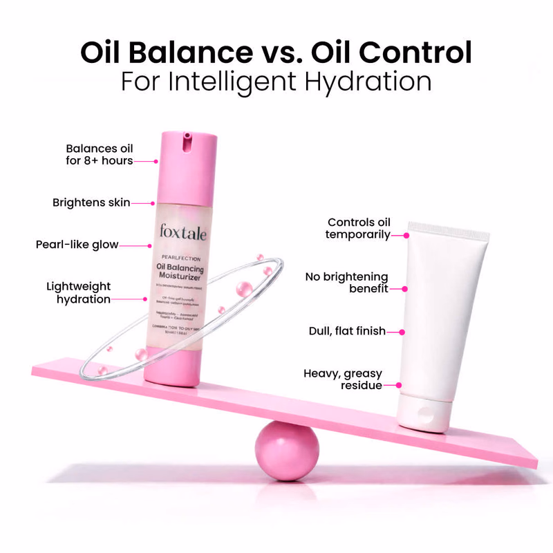 Foxtale - Oil Balancing Moisturizer - Pearlfectio - Niacinamide & Cica