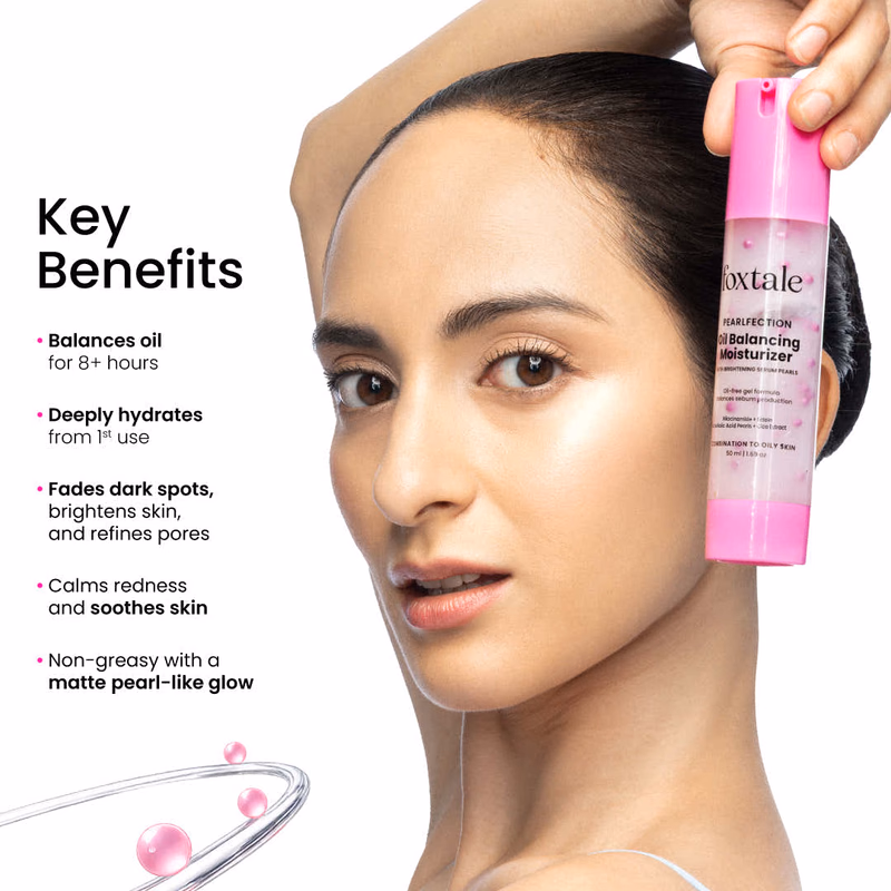 Foxtale - Oil Balancing Moisturizer - Pearlfectio - Niacinamide & Cica