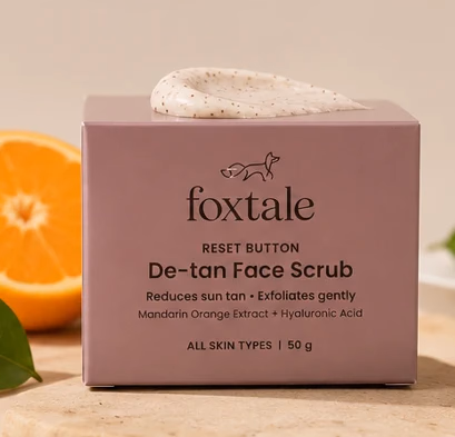 Foxtale - Reset Button -  De-Tan Face Scrub