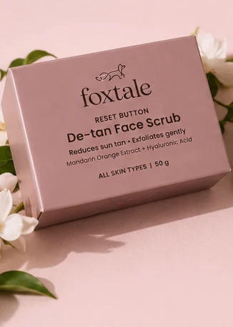 Foxtale - Reset Button -  De-Tan Face Scrub
