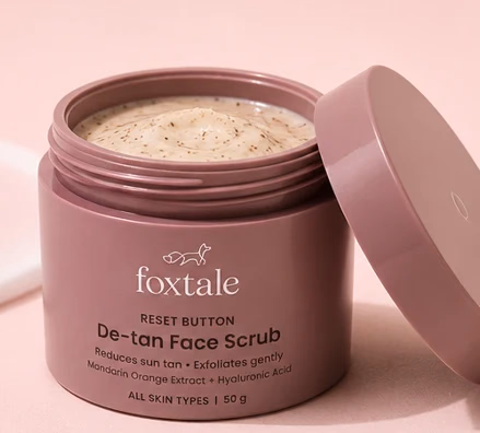 Foxtale - Reset Button -  De-Tan Face Scrub