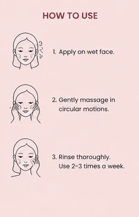 Foxtale - Reset Button -  De-Tan Face Scrub