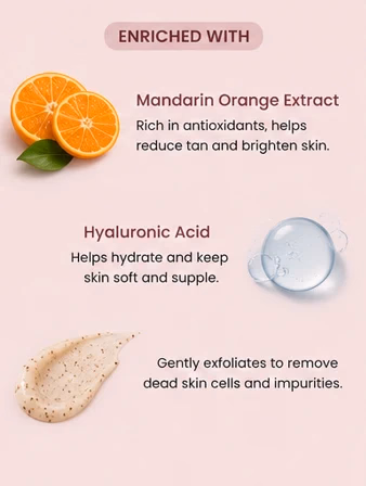 Foxtale - Reset Button -  De-Tan Face Scrub