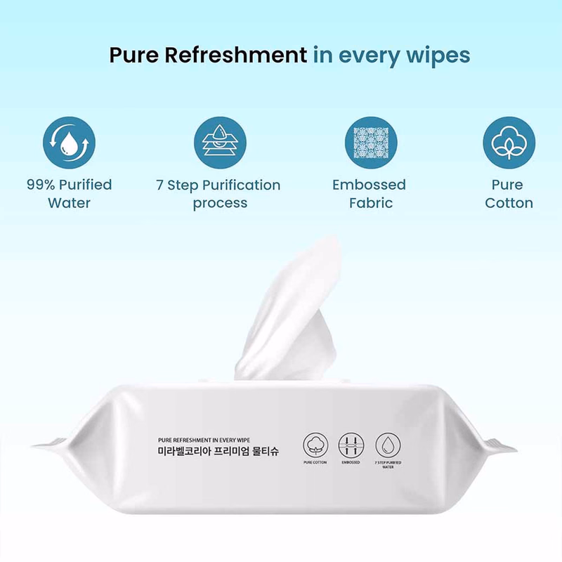 Mirabelle Korea - Wet Wipes - Face with Lid Makeup Remover