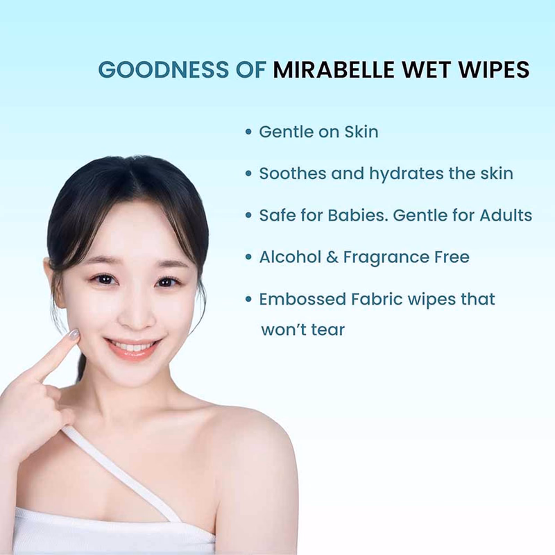 Mirabelle Korea - Wet Wipes - Face with Lid Makeup Remover