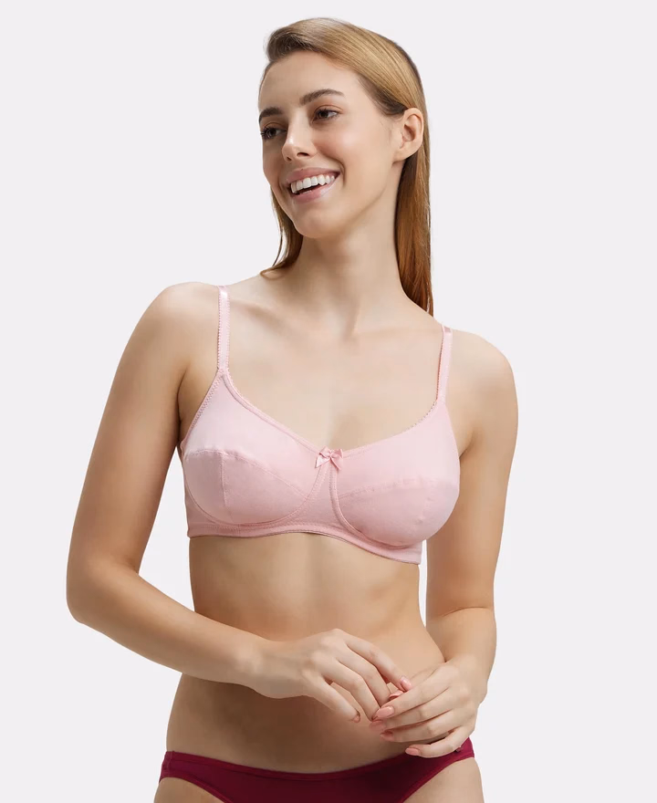 Jockey Women - Candy Pink - Wire-free Bra - 1615-Stretch