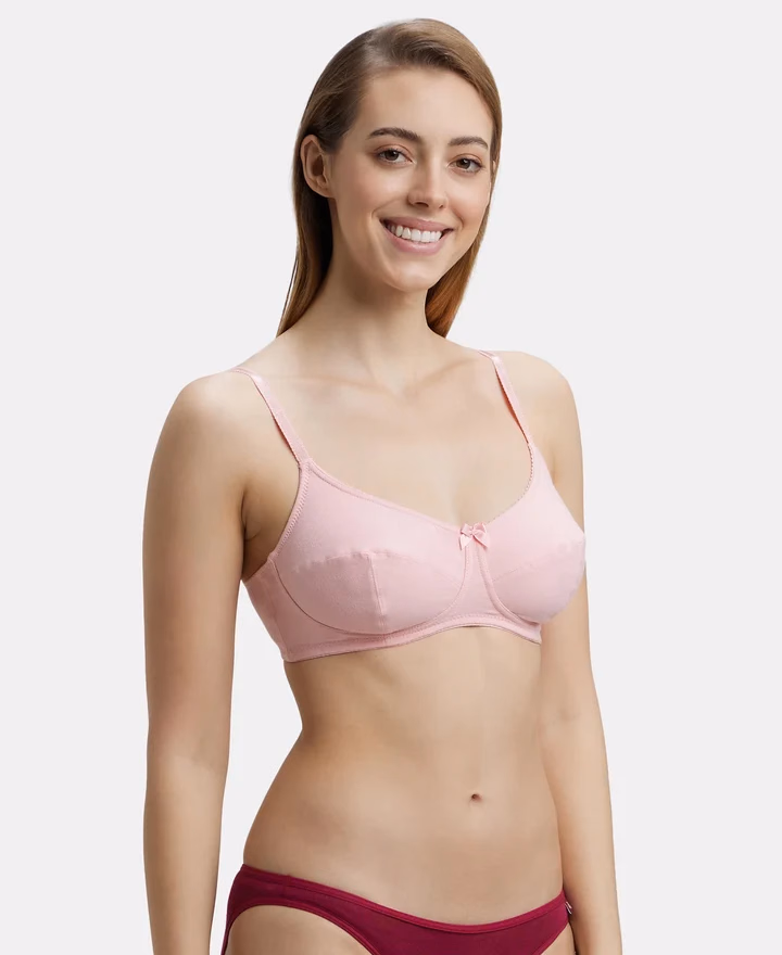 Jockey Women - Candy Pink - Wire-free Bra - 1615-Stretch