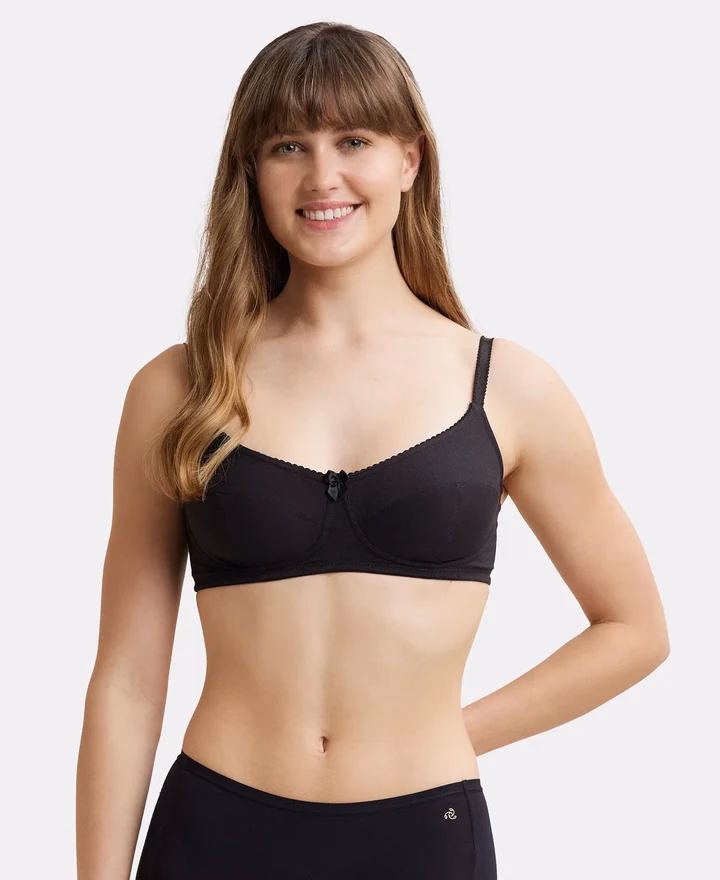 Jockey Women - Black - Wire-free Bra - 1615-Stretch