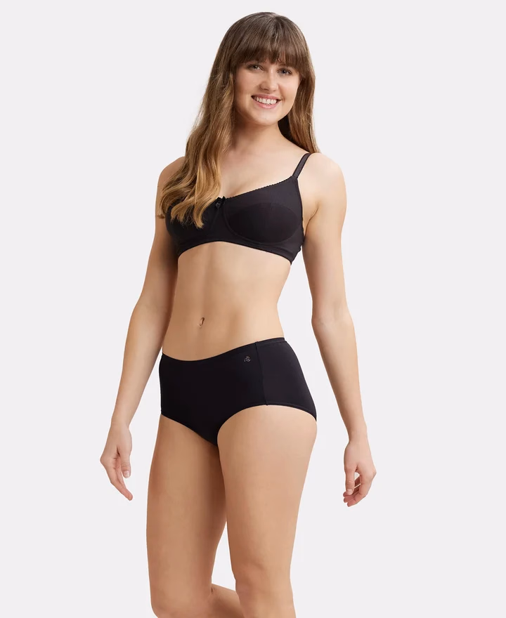 Jockey Women - Black - Wire-free Bra - 1615-Stretch