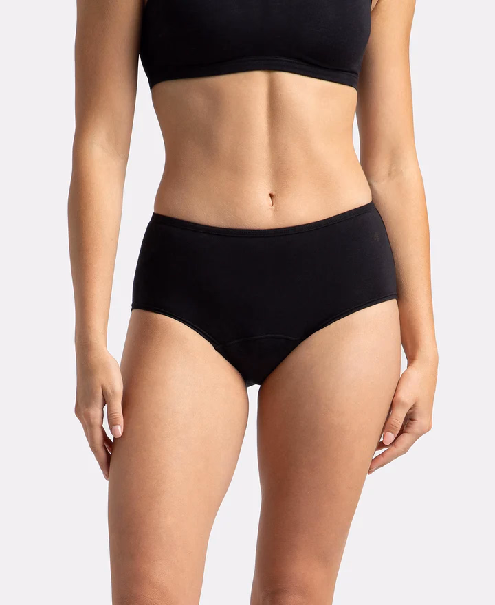 Jockey Women - Black - Simple Comfort - Period Panty - SW 05