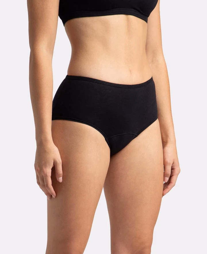 Jockey Women - Black - Simple Comfort - Period Panty - SW 05